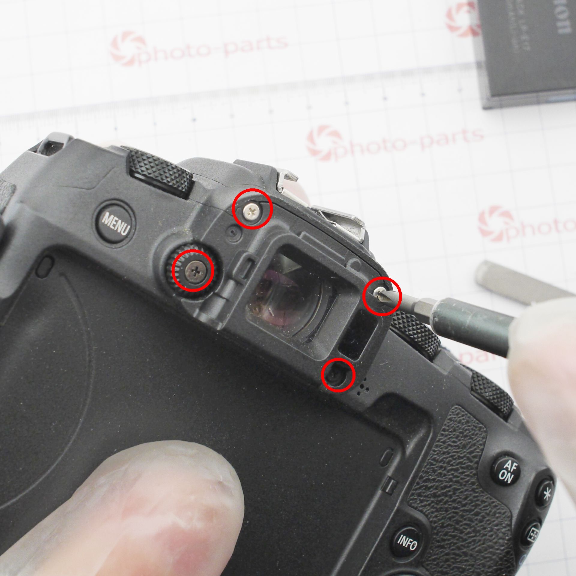 Canon EOS RP err 06 и почти полноценный ремонт